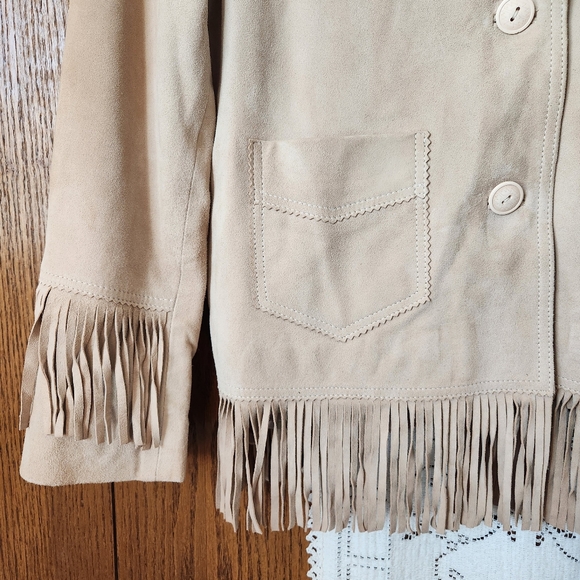 Sundance Big Sky Suede Fringe Jacket - Picture 4 of 16